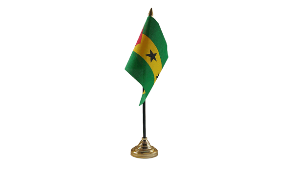 Sao Tome and Principe Table Flags